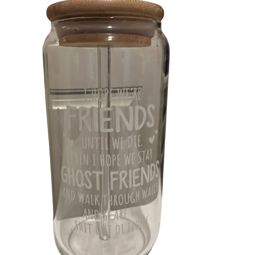 Amazon Glass Jar with Wooden Lid